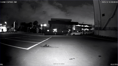 一般的な暗視カメラ